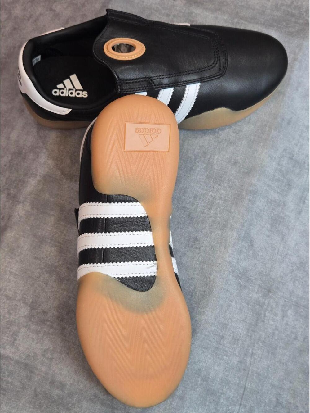 adidas Originals Taekwondo Mei - Black White Gum (JQ3012) Women's 5.5 Youth 4.5 - Picture 4 of 7